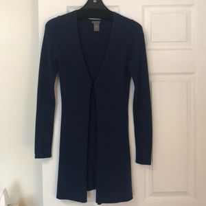 Ann Taylor navy blue cardigan